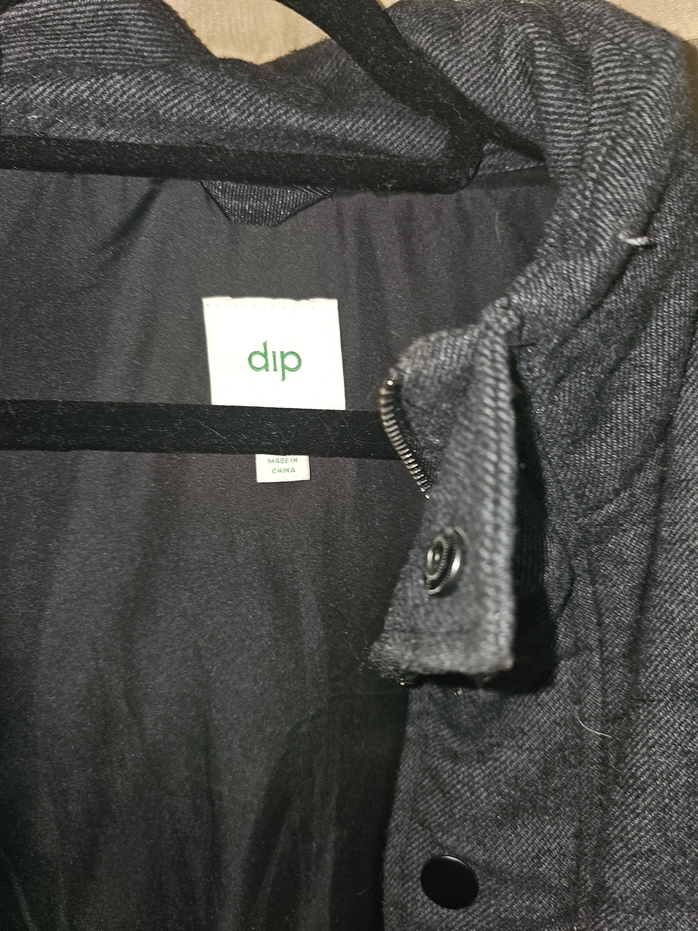 dip Dark Gray Hooded Jacket